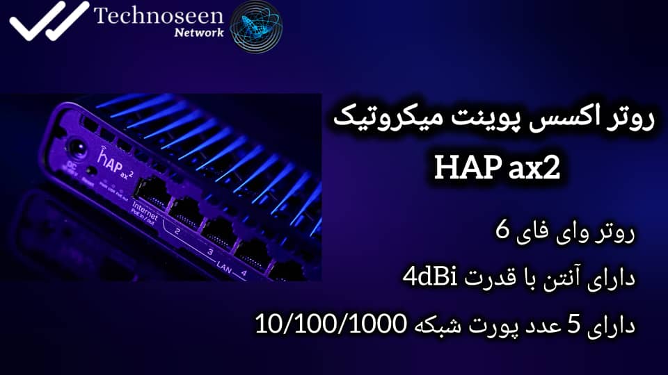 روتر اکسس پوینت میکروتیک hAP ax2 با داشتن پردازنده‌ی چهار هسته‌ای و فرکانس کاری 864 مگاهرتز