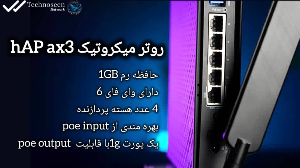 روتر hAP ax3 با اینترنت پرسرعت