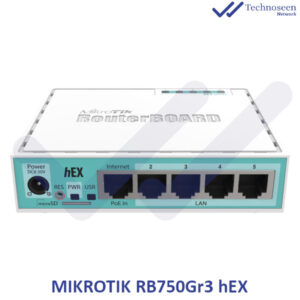 روتر میکروتیک مدل RB750Gr3 hEX
