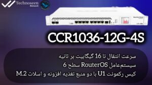 روتر میکروتیک مدل CCR1036-12G-4S .