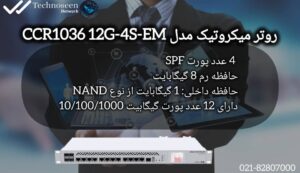 روتر میکروتیک مدل CCR1036 12G-4S-EM