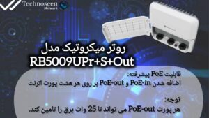 روتر میکروتیک مدل RB5009UPr+S+OUT