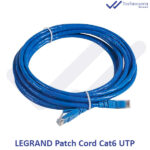 پچ کورد شبکه لگراند Cat6 UTP روکش PVC آبی 3 متری