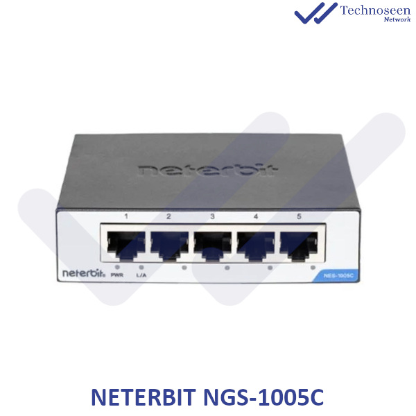 سوییچ 5 پورت نتربیت مدل NGS-1005C