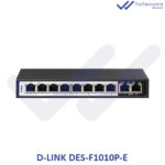 سوییچ 10 پورت PoE دی-لینک مدل DES-F1010P-E