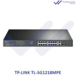 سوئیچ گیگابیت 16 پورت تی پی لینک مدل TL-SG1218MPE