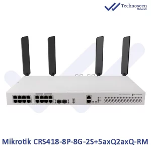 روترسوئیچ CRS418-8P-8G-2S+5axQ2axQ-RM